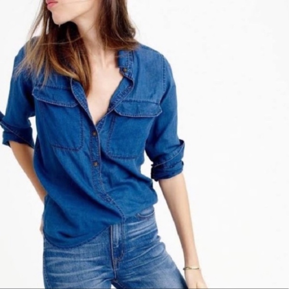 J. Crew Blue Button Down Shirt